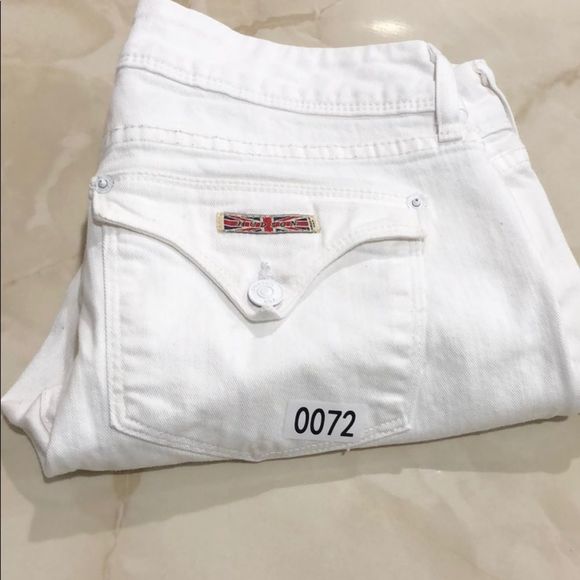 Hudson
Woman’s crop white jeans with gold - Picture 7 of 7